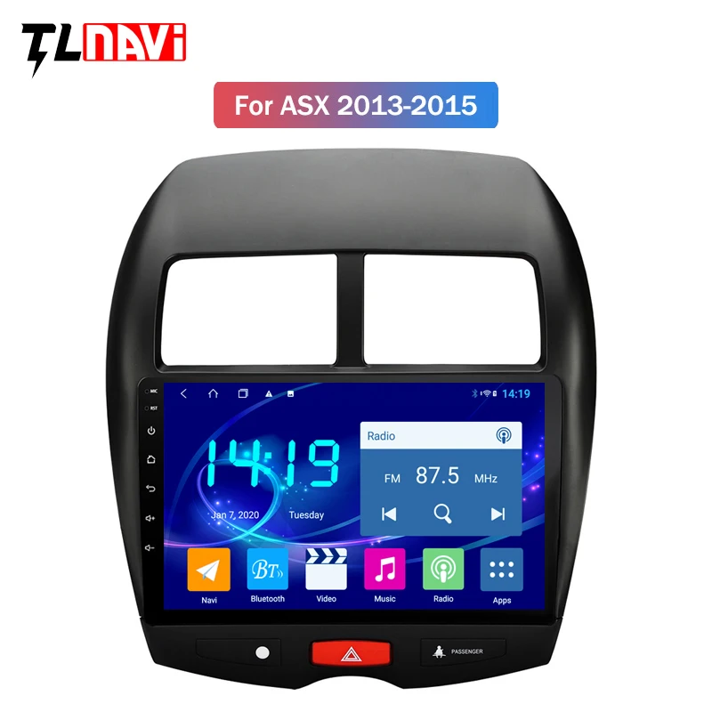 IPS 4G + 64G 10 1 дюймов Android для Mitsubishi ASX (2013 2015) Автомобильный DVD GPS навигатор Радио Аудио