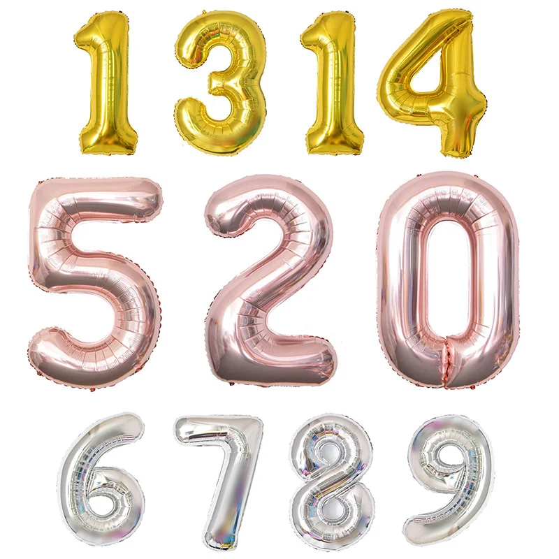 Party decoration balloons 32 inch floating rose gold number balloons children's toys birthday decoration balloons wholesale
Party decoration balloons 32 inch floating rose gold number balloons children's toys birthday decoration balloons wholesale