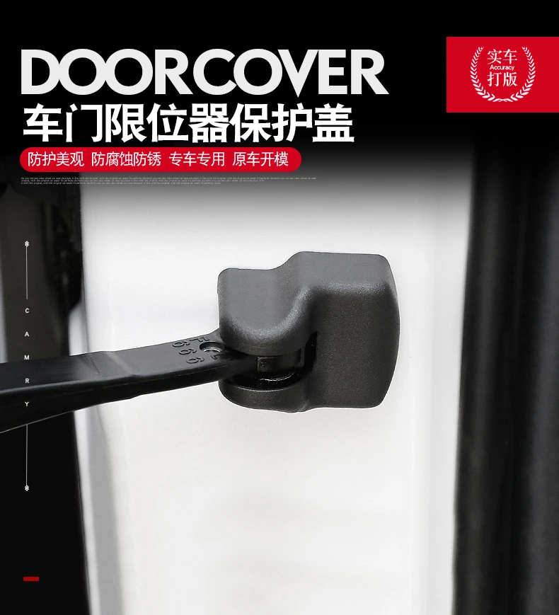 Car Styling Door Stop Cover Exterior Car Door Stopper Protection Cover For Toyota/Daihatsu Camry/Altis XV70 2018 2019
Car Styling Door Stop Cover Exterior Car Door Stopper Protection Cover For Toyota/Daihatsu Camry/Altis XV70 2018 2019
