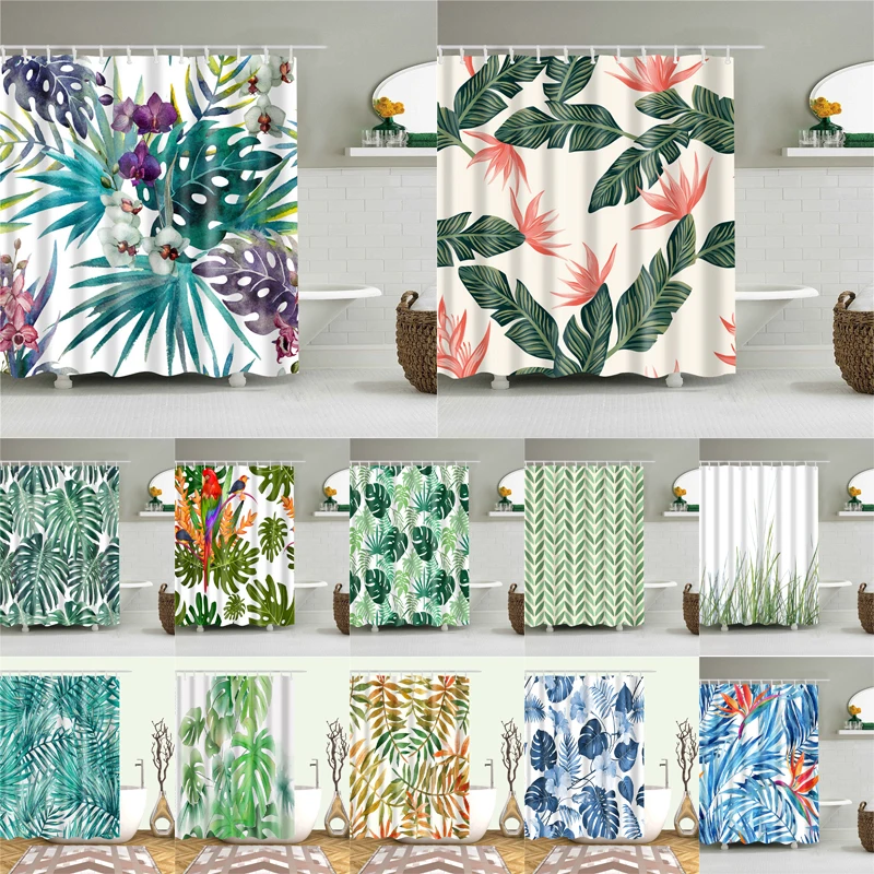 African Leaves Prints Bath Shower Curtains Waterproof Screen for Bathroom Home Decoration Polyester Fabric Washable Curtain
African Leaves Prints Bath Shower Curtains Waterproof Screen for Bathroom Home Decoration Polyester Fabric Washable Curtain
