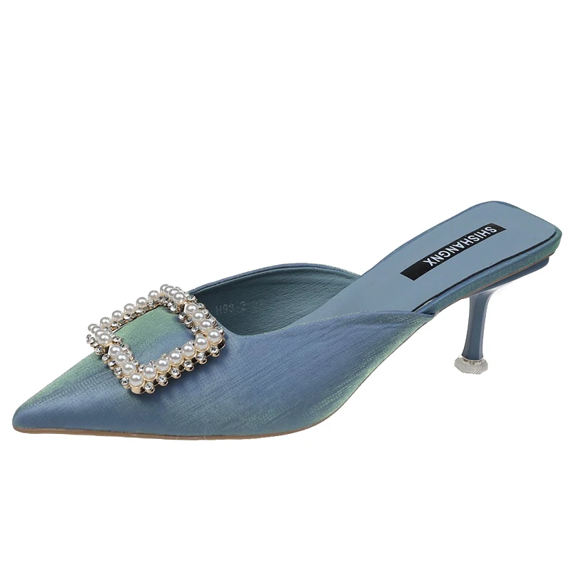 Shoes Woman 2021 Slippers Heels Med Cover Toe Luxury Slides Pantofle High Soft Thin Designer Pointed New Summer Concise Cotton F
Shoes Woman 2021 Slippers Heels Med Cover Toe Luxury Slides Pantofle High Soft Thin Designer Pointed New Summer Concise Cotton F