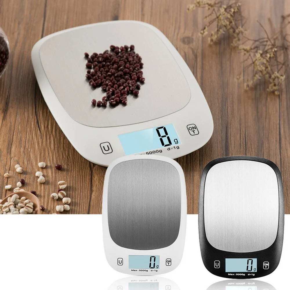 Новинка 5 кг/1 г маленькие портативные ЖК-цифровые весы для кухни точные Почтовые
