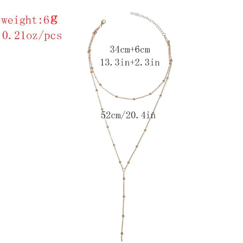 Fashion Gold Color Long Tassel Chain Necklaces For Women Sequined Layered Pendant Charm Necklace Collar Femme New Jewelry
Fashion Gold Color Long Tassel Chain Necklaces For Women Sequined Layered Pendant Charm Necklace Collar Femme New Jewelry