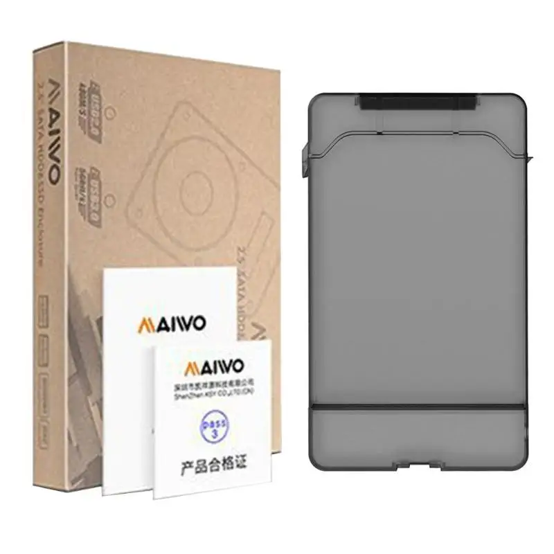 MAIWO KP007 Portable 2.5 inch HDD SSD Storage Box Transparent External Hard Drive Disk Protective Pouch Case For 2.5" Hard Disk
MAIWO KP007 Portable 2.5 inch HDD SSD Storage Box Transparent External Hard Drive Disk Protective Pouch Case For 2.5" Hard Disk