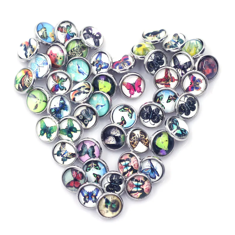 10PCS 12mm Mixed Butterfly Round Dome Mini Snap Press Buttons DIY Crafts Scrapbooking Gift Charm Jewelry Changement Accessories
10PCS 12mm Mixed Butterfly Round Dome Mini Snap Press Buttons DIY Crafts Scrapbooking Gift Charm Jewelry Changement Accessories