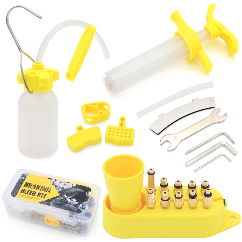 2021 New Mountain Bike Hydraulic Disc Brake DOT Mineral Oil Bleed Kit for AVID Formula
2021 New Mountain Bike Hydraulic Disc Brake DOT Mineral Oil Bleed Kit for AVID Formula