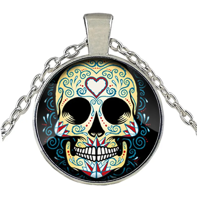 Unique Skull Charm Jewelry Skull Cabochon Glass Pendant Chain Necklace Unisex Jewelry Accessories Fashion Personalized Gifts
Unique Skull Charm Jewelry Skull Cabochon Glass Pendant Chain Necklace Unisex Jewelry Accessories Fashion Personalized Gifts
