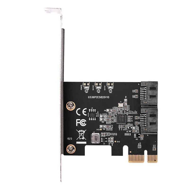 PCIE3.0 to SATA3.0 expansion card 4 port SATA3 SSD solid state drive conversion
PCIE3.0 to SATA3.0 expansion card 4 port SATA3 SSD solid state drive conversion