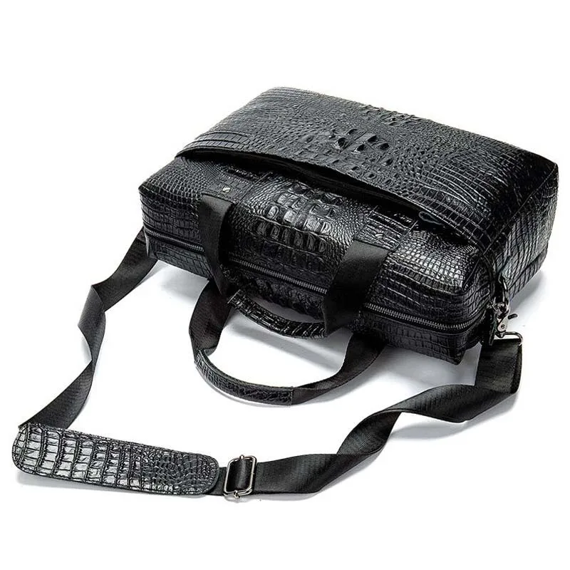 Man Shoulder Bags 100% Genuine Leather Messenger Bags Fashion Laptop Briefcase Crocodile Pattern High Quality Tote Handbags
Man Shoulder Bags 100% Genuine Leather Messenger Bags Fashion Laptop Briefcase Crocodile Pattern High Quality Tote Handbags