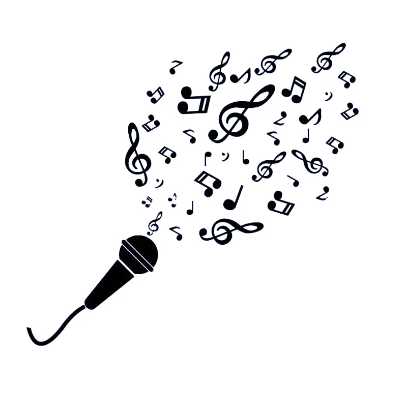 Microphone Music Notes Wall Stickers DIY Removable Vinyl Stickers Home Decor Wall Decals For Nursery Kids Room Decoration
Microphone Music Notes Wall Stickers DIY Removable Vinyl Stickers Home Decor Wall Decals For Nursery Kids Room Decoration