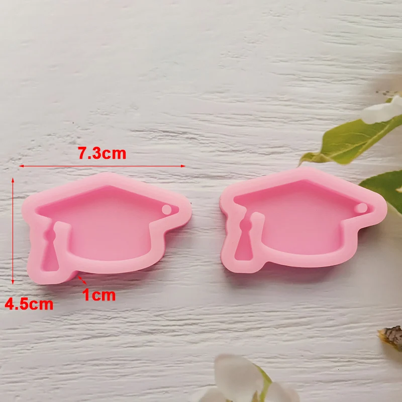 DIY PhD Graduation Hat Silicone Resin Mold Epoxy Keychains Mould Jewelry Gift 
DIY PhD Graduation Hat Silicone Resin Mold Epoxy Keychains Mould Jewelry Gift