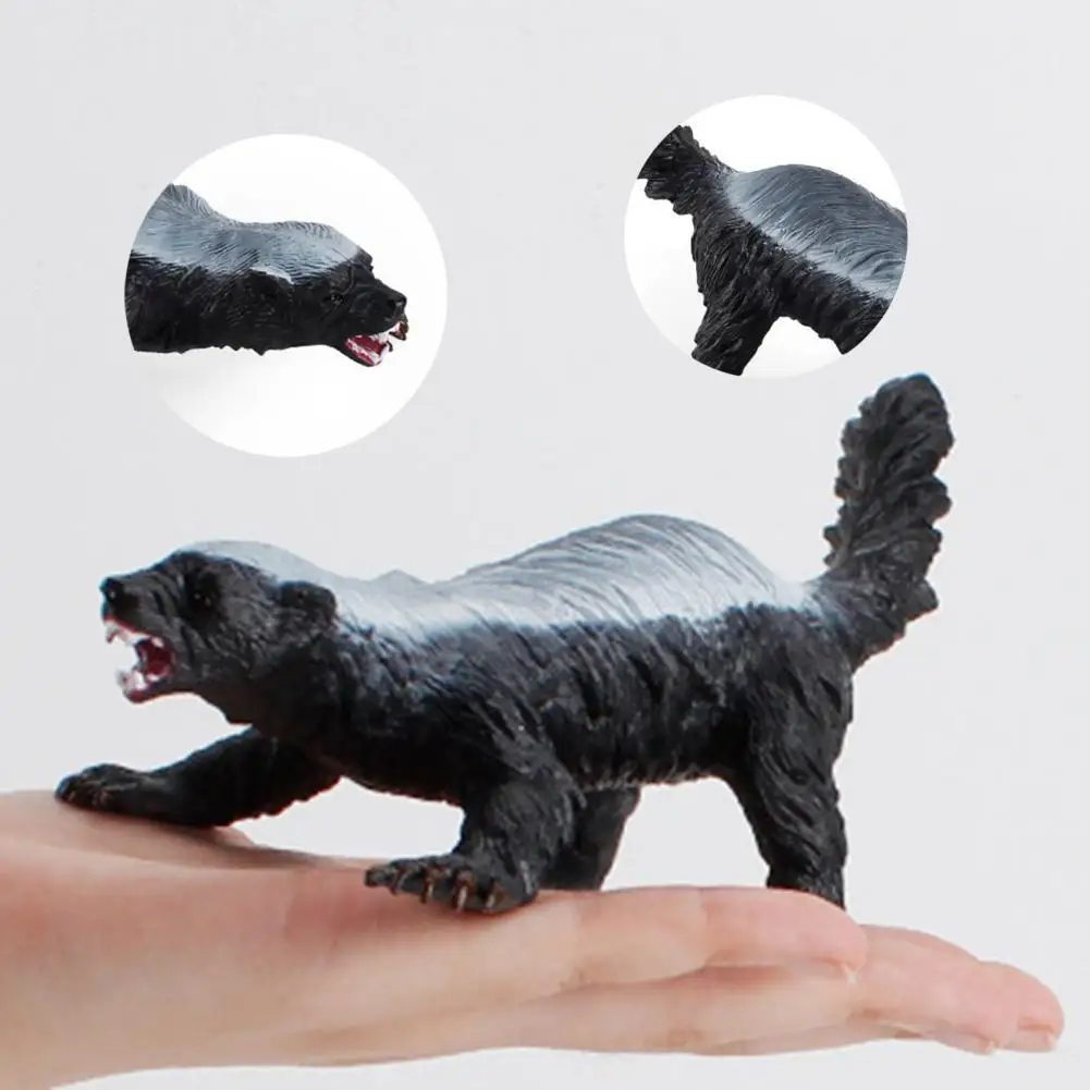 1 шт. Миниатюрная игрушка-Барсук из ПВХ | Игрушки и хобби