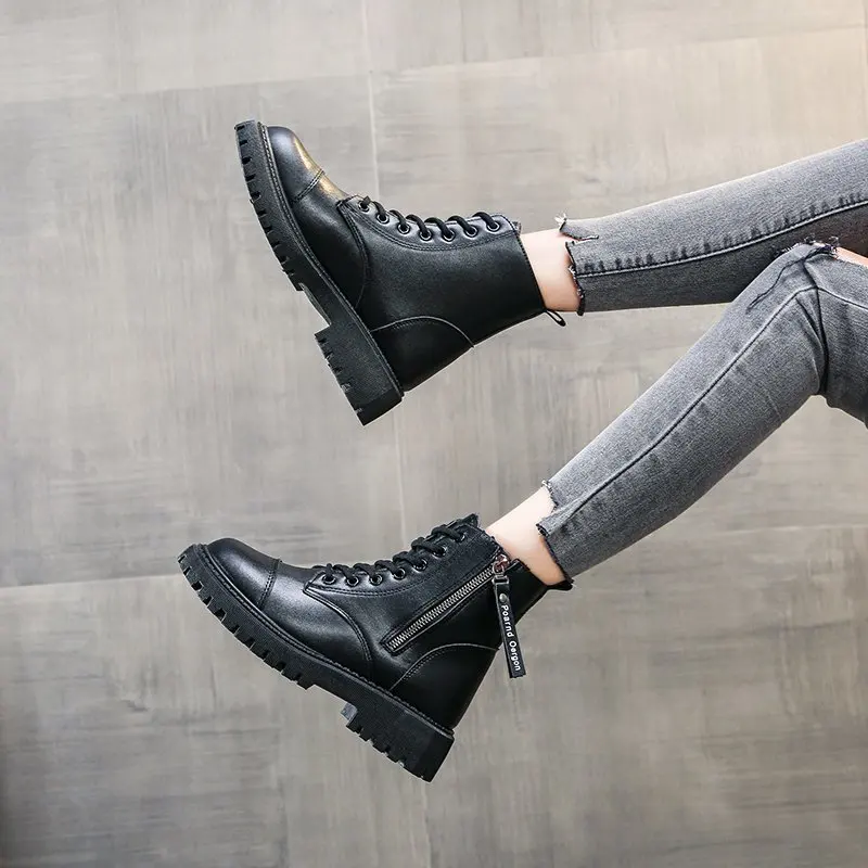 Nice New Women's Pu Vogue Winter Martin Boots Increase Double Zipper Style Girl Boots Women Shoes
Nice New Women's Pu Vogue Winter Martin Boots Increase Double Zipper Style Girl Boots Women Shoes