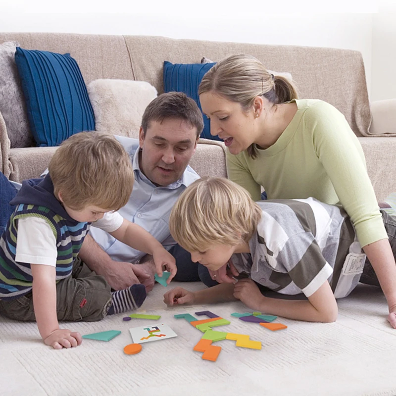 Baby Tangram Puzzle Early Education 6Y+ Colorful Creativity Math Wooden Imagination Safety Intelligence Blocks Toys
Baby Tangram Puzzle Early Education 6Y+ Colorful Creativity Math Wooden Imagination Safety Intelligence Blocks Toys