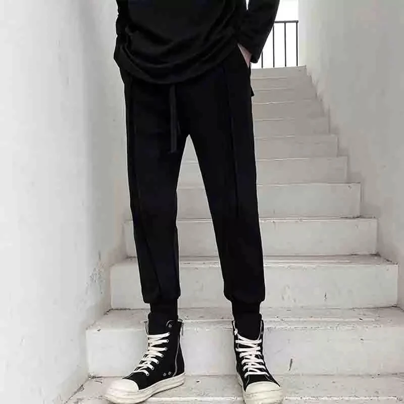 Осенние клетчатые дизайнерские корейские мужские Свободные повседневные брюки dark ins Модные мужские Леггинсы 
Осенние клетчатые дизайнерские корейские мужские Свободные повседневные брюки dark ins Модные мужские Леггинсы