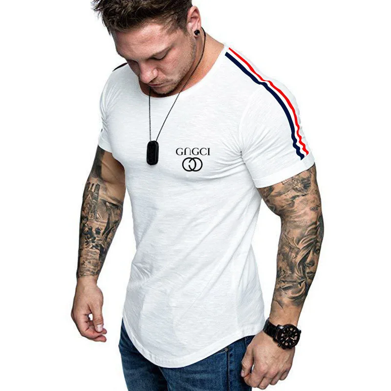 Best Seller 2021 Fashion Print Men's Stripe T-shirt Leisure Fitness Black White Tee Mens Clothing Summer Short Sleeve T Shirts
Best Seller 2021 Fashion Print Men's Stripe T-shirt Leisure Fitness Black White Tee Mens Clothing Summer Short Sleeve T Shirts