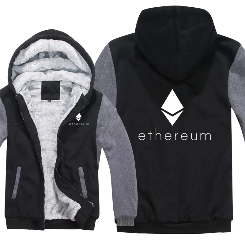 Winter Men's Clothing Blockchain Crypto Ethereum Logo Hoodies Thicken Hoody Sweatshirt Large Size Jacket Bitcoin Eth Coin Tops
Winter Men's Clothing Blockchain Crypto Ethereum Logo Hoodies Thicken Hoody Sweatshirt Large Size Jacket Bitcoin Eth Coin Tops