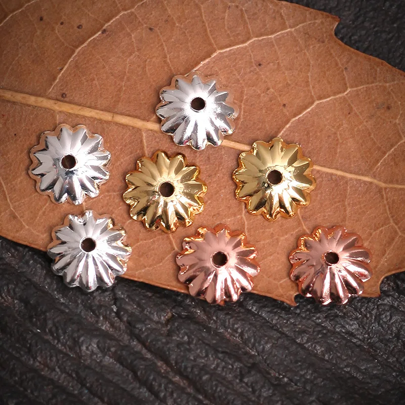 20Pcs 5.8MM Copper Metal Flower Caps Shape Loose Spacer Beads Handmade For Jewelry Making Bracelets Accessories Handmade Craft
20Pcs 5.8MM Copper Metal Flower Caps Shape Loose Spacer Beads Handmade For Jewelry Making Bracelets Accessories Handmade Craft