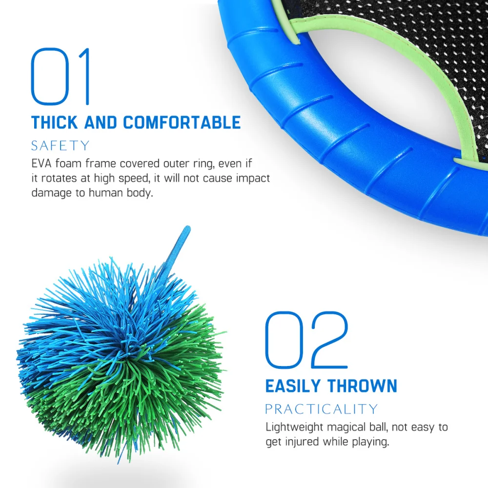 VORCOOL Slap Hand Trampoline Super Disc Flying Disk Bounce Game with Rubberband Bouncy (Random Color)
VORCOOL Slap Hand Trampoline Super Disc Flying Disk Bounce Game with Rubberband Bouncy (Random Color)