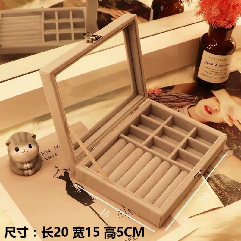 Transparent Cover Jewelry Storage Box, Earrings, Earrings, Storage and Arrangement, Universal Ring, Ear Clip, Simple Jewelry Box
Transparent Cover Jewelry Storage Box, Earrings, Earrings, Storage and Arrangement, Universal Ring, Ear Clip, Simple Jewelry Box