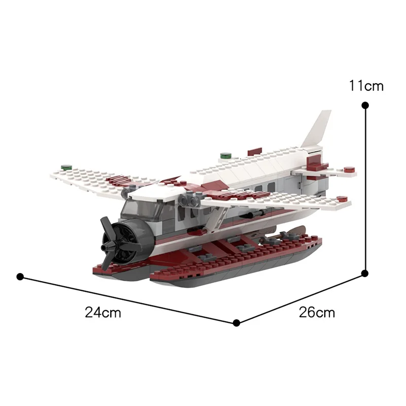 220pcs Sea Plane Cessna-CaravanING MOC Building Blocks Bricks Collection Technic Blocks Children Kids Creative Toys Model
220pcs Sea Plane Cessna-CaravanING MOC Building Blocks Bricks Collection Technic Blocks Children Kids Creative Toys Model
