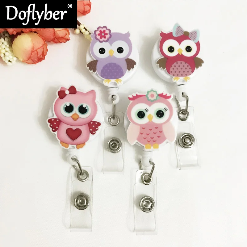 New Cartoon Animal Owl Retractable Pull Badge Reel ID Lanyard Name Tag Card Badge Holder Reels Doctor Nurse Office Supplies 
New Cartoon Animal Owl Retractable Pull Badge Reel ID Lanyard Name Tag Card Badge Holder Reels Doctor Nurse Office Supplies