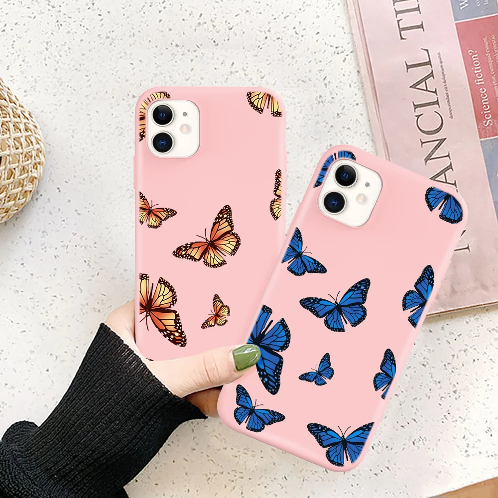 Lifelike Butterfly Pink Phone Case For iPhone 11 12 Pro Max XS Max XR X Shockproof 7 8 Plus 5 5S 6 6S Cute Cartoons Back Cover
Lifelike Butterfly Pink Phone Case For iPhone 11 12 Pro Max XS Max XR X Shockproof 7 8 Plus 5 5S 6 6S Cute Cartoons Back Cover