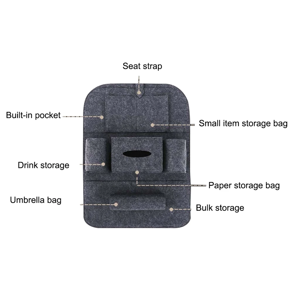 1PC Car Storage Bag Universal Box Back Seat Bag Organizer Pouch Backseat Holder Pockets Car-styling Protector Auto Accessories
1PC Car Storage Bag Universal Box Back Seat Bag Organizer Pouch Backseat Holder Pockets Car-styling Protector Auto Accessories