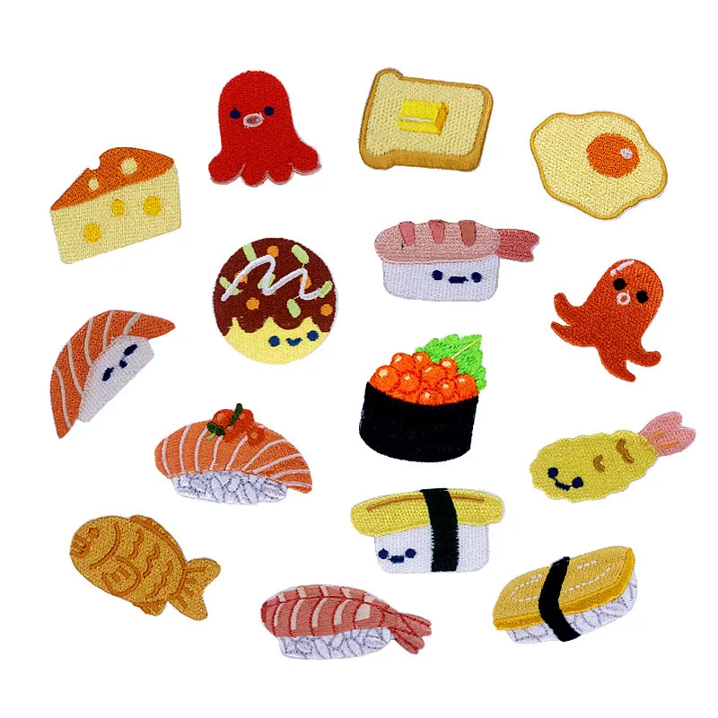 Wholesale 15pcs Japanese Cuisine Diy Handmade Clothes Patch Sewing Decoration Badge Ironing Patch
Wholesale 15pcs Japanese Cuisine Diy Handmade Clothes Patch Sewing Decoration Badge Ironing Patch