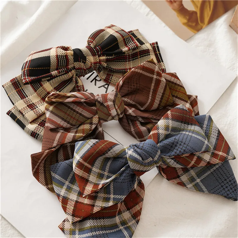 Three-layer Lattice Large Bow Hair Clip Women Girls Plaid Bow Hairpins Sweet Hair Clips Barrettes Fashion Hair Accessories
Three-layer Lattice Large Bow Hair Clip Women Girls Plaid Bow Hairpins Sweet Hair Clips Barrettes Fashion Hair Accessories