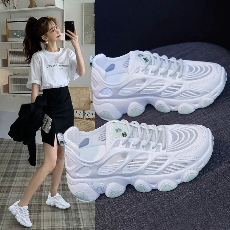 New Breathable Air Mesh Sneakers Women Shoes Woman Lace Up Student Casual Shoes Thick Botttom Flat Platform Flats Plus Size
New Breathable Air Mesh Sneakers Women Shoes Woman Lace Up Student Casual Shoes Thick Botttom Flat Platform Flats Plus Size