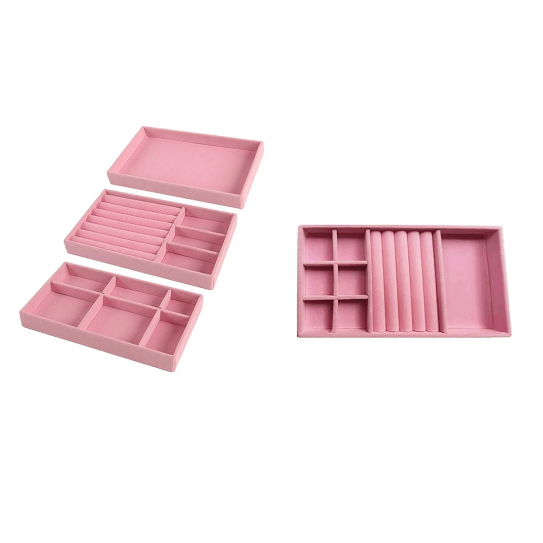 Jewelry Display Storage Box Desktop Finishing Makeup Storage Tray Earrings Earrings Bracelets Ring Storage Rack
Jewelry Display Storage Box Desktop Finishing Makeup Storage Tray Earrings Earrings Bracelets Ring Storage Rack