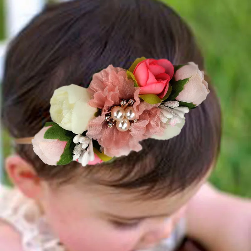 Ins Hot Sale Simulation Flower Baby Headbands Fresh Pastoral Style Girl Performance Headband Super Stretch Nylon Flower Hairband
Ins Hot Sale Simulation Flower Baby Headbands Fresh Pastoral Style Girl Performance Headband Super Stretch Nylon Flower Hairband