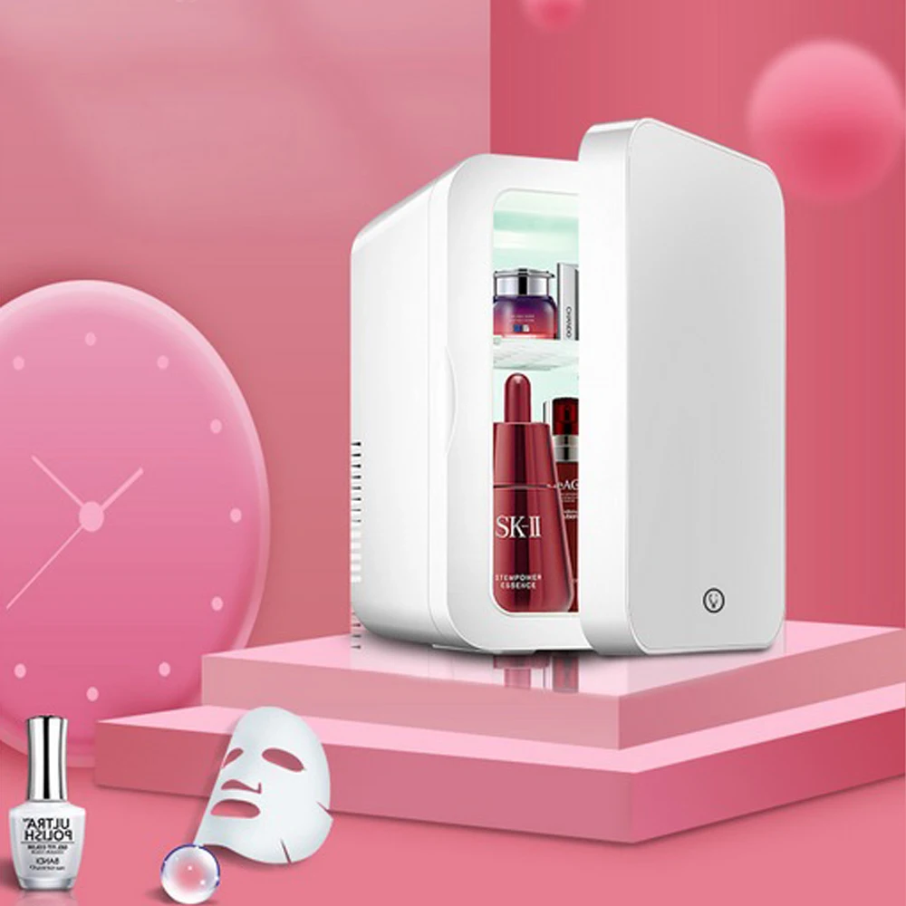 Mini Makeup Fridge 8L Portable Cosmetic Refrigerator Led Light Cooler Warmer Freezer Compact Glass Panel Home Car Use
Mini Makeup Fridge 8L Portable Cosmetic Refrigerator Led Light Cooler Warmer Freezer Compact Glass Panel Home Car Use