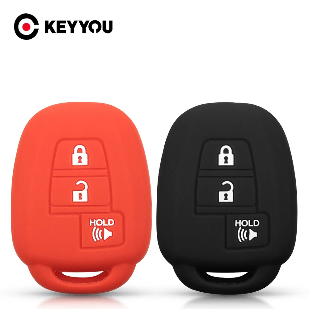 KEYYOU 10pcs Silicone Key Case Cover For Toyota Camry Corolla RAV4 Vios Prius C Highlander 2012-2020 Keyless Fob Protector Shell
KEYYOU 10pcs Silicone Key Case Cover For Toyota Camry Corolla RAV4 Vios Prius C Highlander 2012-2020 Keyless Fob Protector Shell