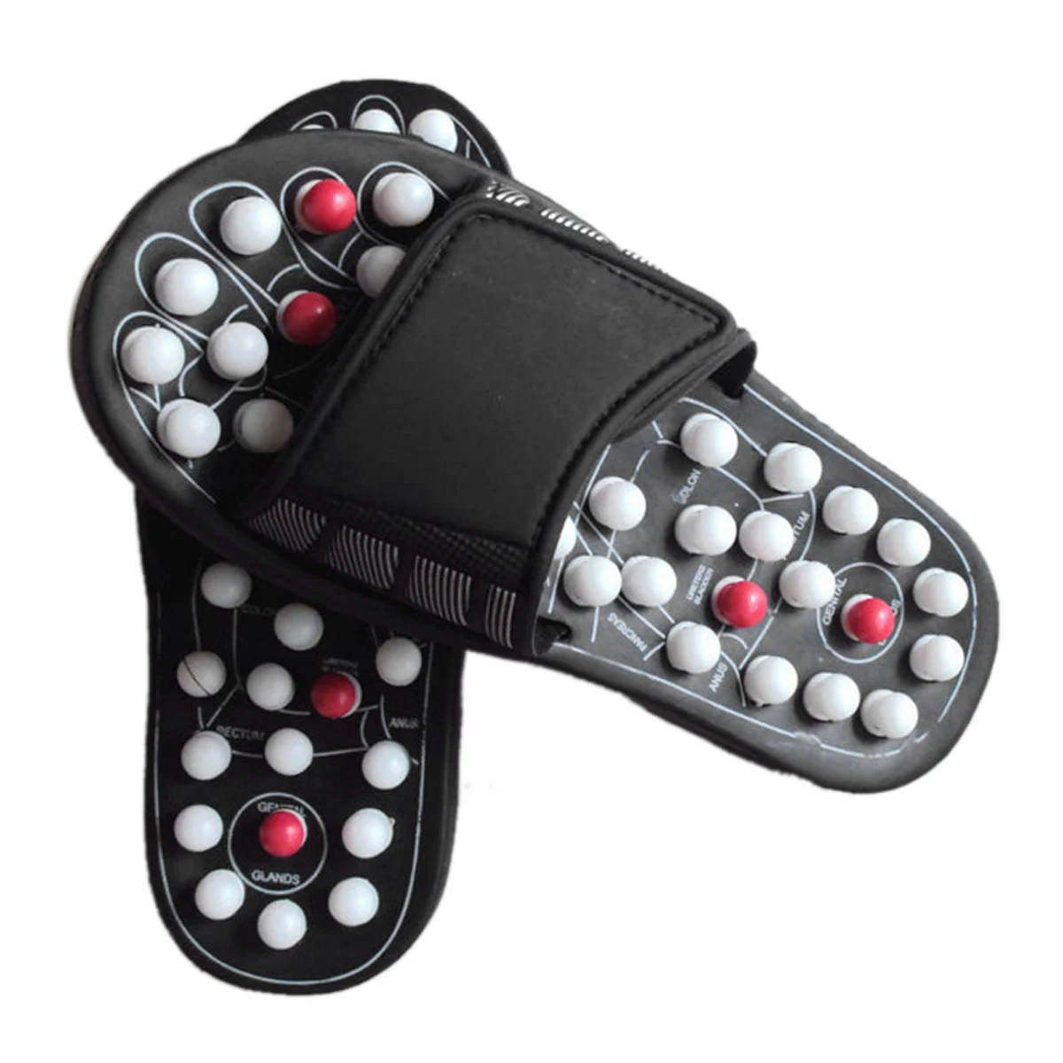 1pair New Sandal Revolving Gossip Foot Acupoint Health Massage Shoes Magnetic Therapy Massage Slippers Polka Dot Massage Slipper
1pair New Sandal Revolving Gossip Foot Acupoint Health Massage Shoes Magnetic Therapy Massage Slippers Polka Dot Massage Slipper