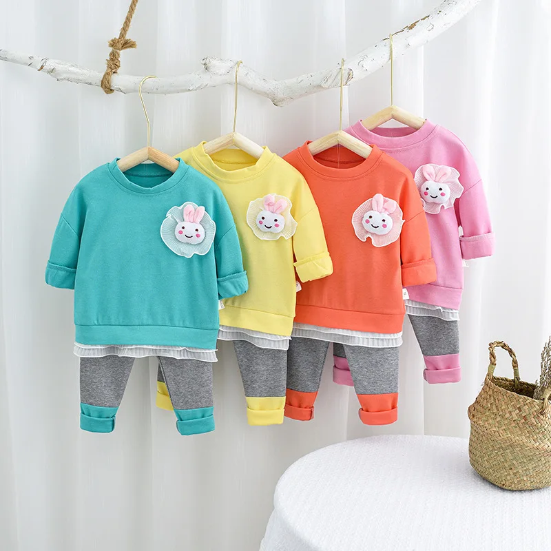 Baby Girls Clothes Set Fashion Girl Korean Styles Wear Cartoon Spring/Autumn Toddlers Sweater Suits Long Sleeve Baby Outfits
Baby Girls Clothes Set Fashion Girl Korean Styles Wear Cartoon Spring/Autumn Toddlers Sweater Suits Long Sleeve Baby Outfits