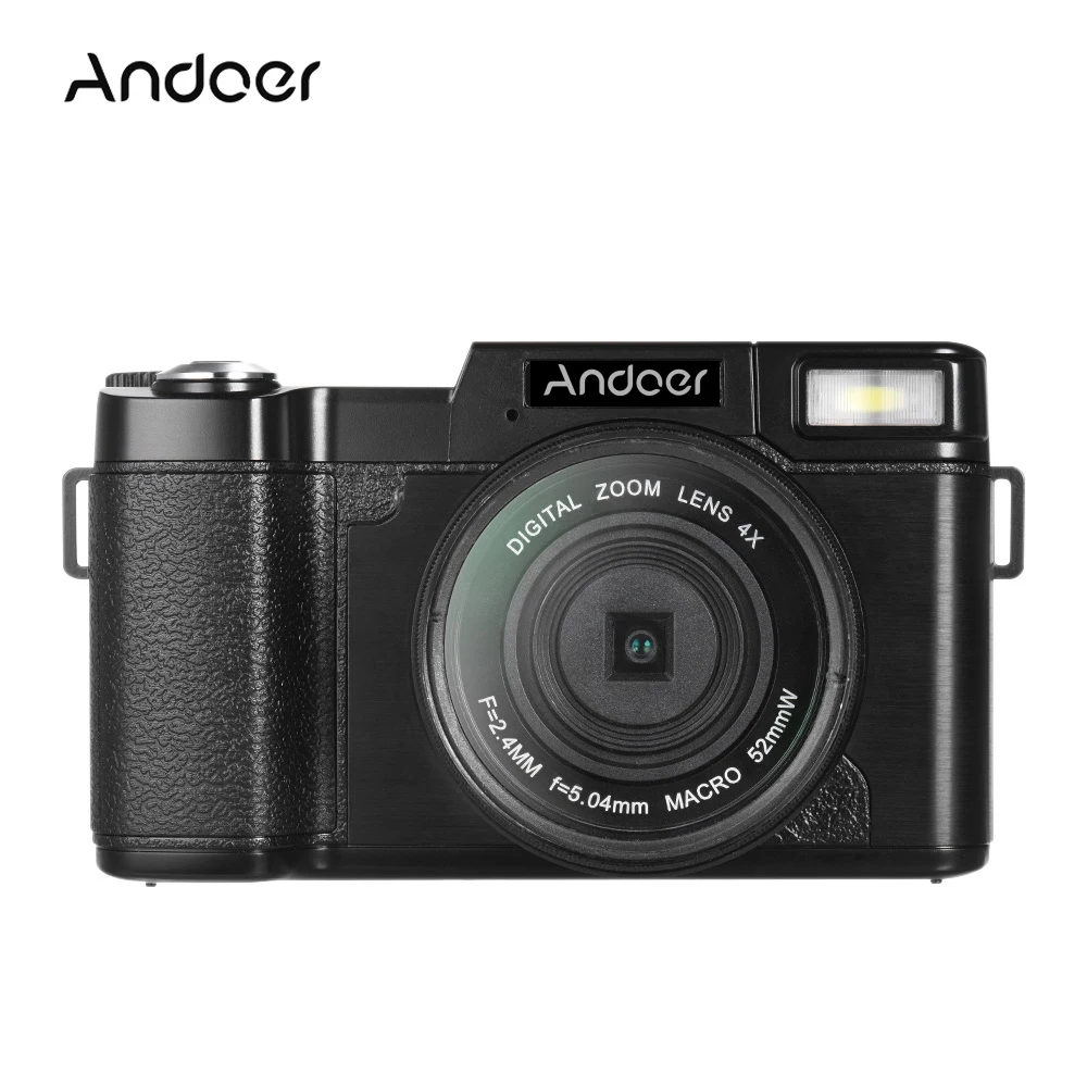 Andoer 1080P 15fps Full HD 24MP Цифровая камера видеокамера Anti-shake 4X цифровой зум выдвижной фонарик с УФ-фильтром
Andoer 1080P 15fps Full HD 24MP Цифровая камера видеокамера Anti-shake 4X цифровой зум выдвижной фонарик с УФ-фильтром
