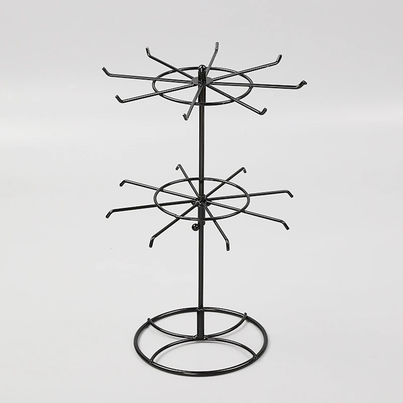 2-Tier Rotary Jewelry Stand Rack Earrings Necklace Ring Display Organizer Holder Detachable Rotating Jewelry Rack
2-Tier Rotary Jewelry Stand Rack Earrings Necklace Ring Display Organizer Holder Detachable Rotating Jewelry Rack