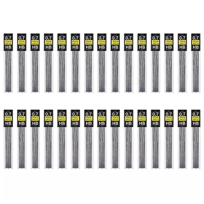 0.7Mm Lead Refills, 360 Pcs Smooth Break Resistant HB Lead Refills for Mechanical Pencils 0.7,30 Tubes,12 Leads Per Tube
0.7Mm Lead Refills, 360 Pcs Smooth Break Resistant HB Lead Refills for Mechanical Pencils 0.7,30 Tubes,12 Leads Per Tube