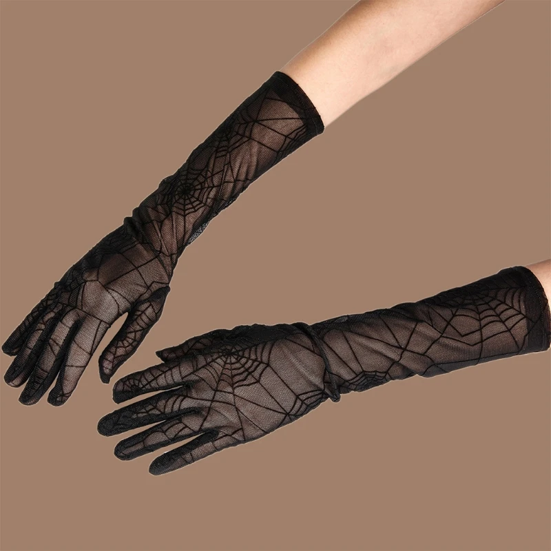 Mesh Lace Arm Sleeves Elbow Protector Full Finger Spider Web Gloves Women Sleeve Tattoo Cover Up Sun Protection for Driving
Mesh Lace Arm Sleeves Elbow Protector Full Finger Spider Web Gloves Women Sleeve Tattoo Cover Up Sun Protection for Driving