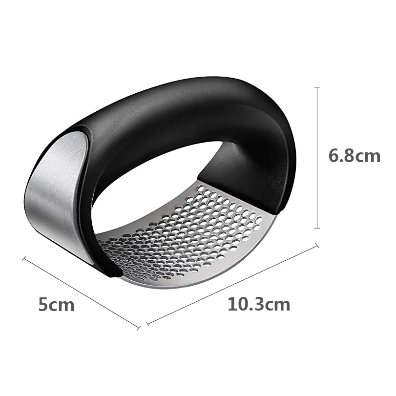 1Pc Premium Hand Held Garlic Press Rocker Stainless Steel Garlic Mincer Crusher and Peeler Ergonomic Easy To Use Kitchen Tools
1Pc Premium Hand Held Garlic Press Rocker Stainless Steel Garlic Mincer Crusher and Peeler Ergonomic Easy To Use Kitchen Tools