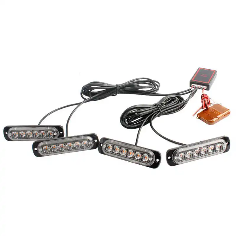 4 in 1 Help Flash Light Car Strobe Truck Strobe Light Amber Lights Stroboscopes 24LED Strobe Light Car LED 12V Trailer Lights
4 in 1 Help Flash Light Car Strobe Truck Strobe Light Amber Lights Stroboscopes 24LED Strobe Light Car LED 12V Trailer Lights