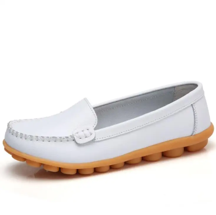 Spring autumn White flats women's shoes large size 36-45 soft bottom non-slip leather women's casual shoes 1021
Spring autumn White flats women's shoes large size 36-45 soft bottom non-slip leather women's casual shoes 1021