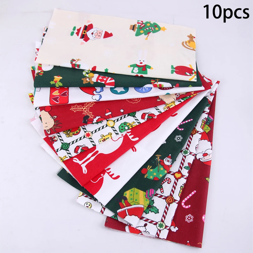 5/10PCS 25x25cm Christmas Cotton Fabric Decor Squares Quilting Xmas DIY Handmade Cotton Cloth Group Christmas Series Cloth
5/10PCS 25x25cm Christmas Cotton Fabric Decor Squares Quilting Xmas DIY Handmade Cotton Cloth Group Christmas Series Cloth