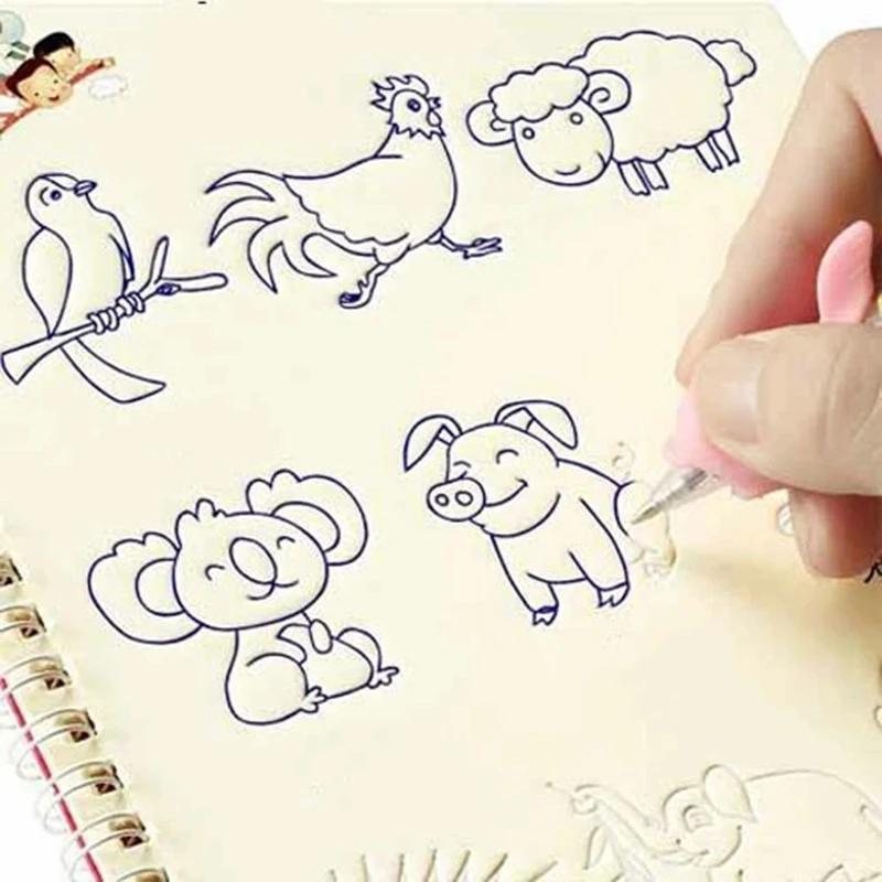 Magic Calligraphy That Can Be Reused Handwriting Copybook Set for Kid Calligraphic Letter Writing Kindergarten
Magic Calligraphy That Can Be Reused Handwriting Copybook Set for Kid Calligraphic Letter Writing Kindergarten