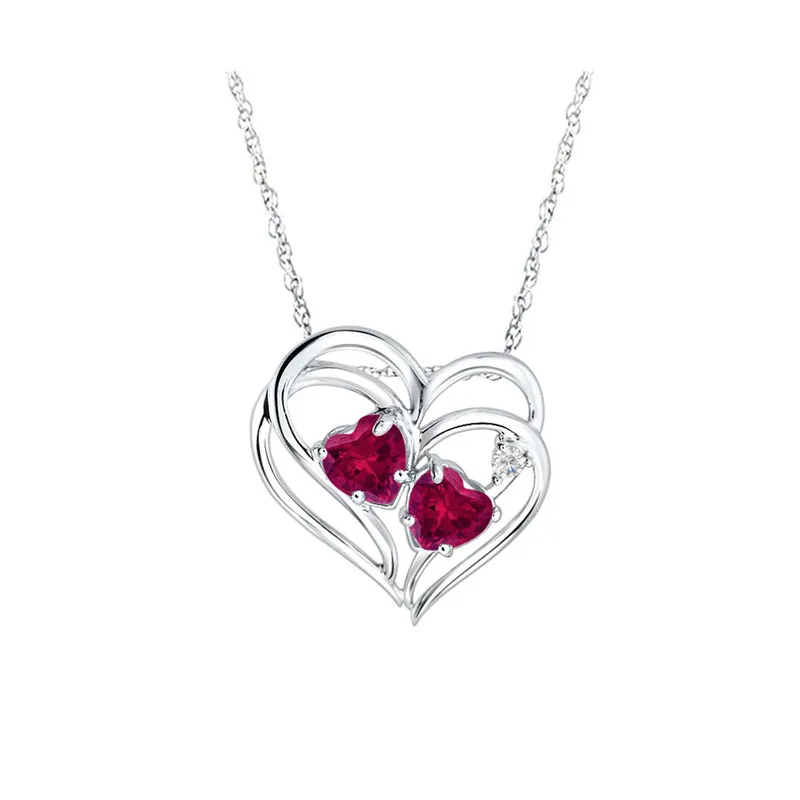 VALENTINES GIFTS 14K WHITE GOLD OVER 5MM 1.03 CT GEMSTONE BIRTHSTONE DOUBLE HEART PENDANT NECKLACE, 18 INCHES
VALENTINES GIFTS 14K WHITE GOLD OVER 5MM 1.03 CT GEMSTONE BIRTHSTONE DOUBLE HEART PENDANT NECKLACE, 18 INCHES