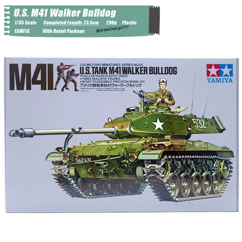 Военная модель TAMIYA масштаб 1/35 игрушки сша M41 танка для сборки своими руками