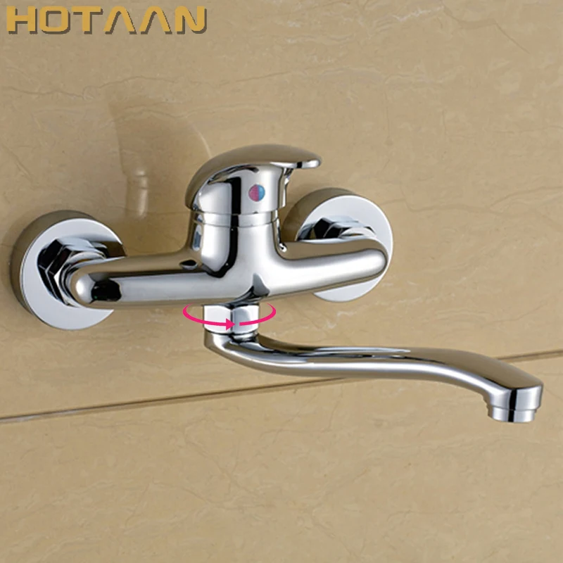 FREE SHIPPING Brass Chrome Taps For Kitchen Sink Kitchen Tap Dual Hole Wall Kitchen Mixer Kitchen Faucet torneira cozinha YT6033
FREE SHIPPING Brass Chrome Taps For Kitchen Sink Kitchen Tap Dual Hole Wall Kitchen Mixer Kitchen Faucet torneira cozinha YT6033