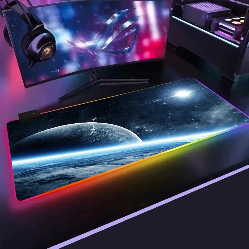 Blue Star Rgb Mouse Pad XXL Computer Keyboard Carpet Pad Gaming Accessories LED Gamer PC Connected Mat USB Gaming Desk mat gift
Blue Star Rgb Mouse Pad XXL Computer Keyboard Carpet Pad Gaming Accessories LED Gamer PC Connected Mat USB Gaming Desk mat gift